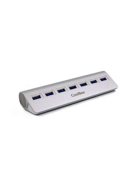 Hub coolbox alu - 3 7 puertos usb3.0