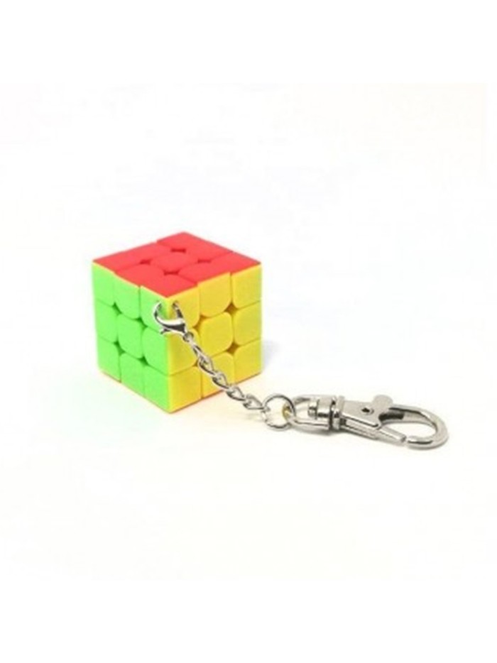 Cubo de rubik qiyi llavero 3x3 plano 3 cm Cubo de rubik qiyi llavero 3x3 plano 3 cm