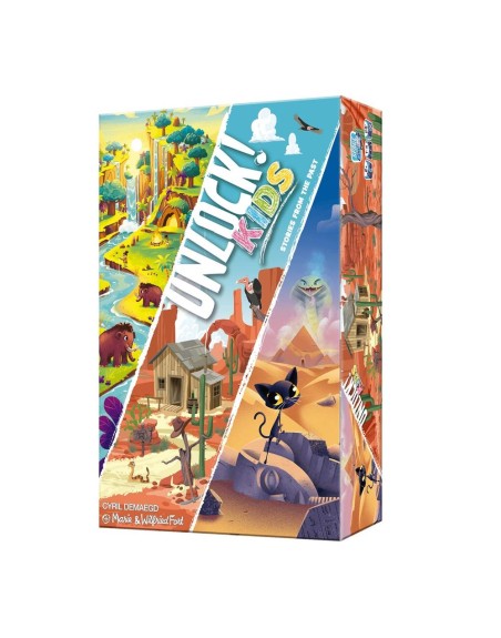 Juego de mesa unlock! kids stories from the past edad recomendada 6 años