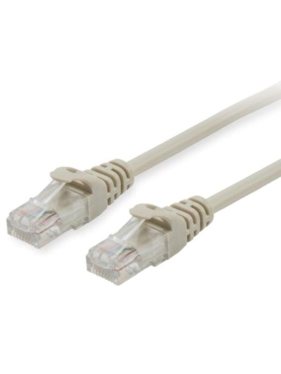 Cable de red equip latiguillo rj45 u - utp cat6a 10m gris