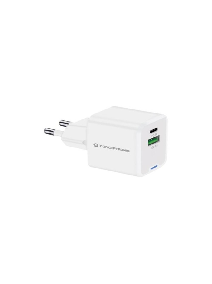 Cargador de pared conceptronic althea15w 20w blanco Cargador de pared conceptronic althea15w 20w blanco