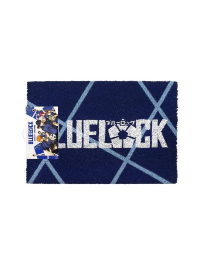 Felpudo 60x40 cm logo blue lock