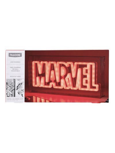 Lámpara paladone marvel logo led neon light