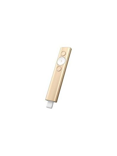 Mando wireless inalambrico logitech spotlight - universal - operativo hasta 30m - oro