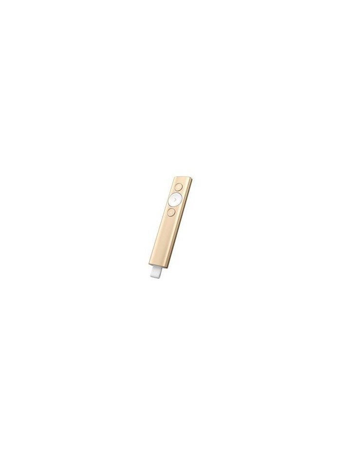 Mando wireless inalambrico logitech spotlight - universal - operativo hasta 30m - oro Mando wireless inalambrico logitech spotlight - universal - operativo hasta 30m - oro