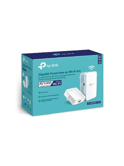 Kit de adaptadores powerline ac tp - link tl - wpa7517 kit dual band