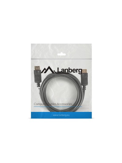 Cable displayport lanberg macho macho 4k 3m negro