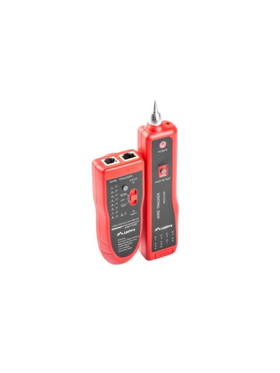 Tester lanberg cable rastreador de pares rj - 45 rj - 12 rj - 11 coaxial
