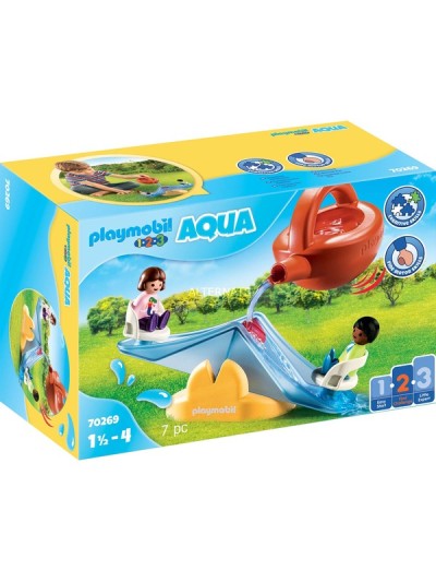 Playmobil aqua 1.2.3 balancin acuatico con regadera