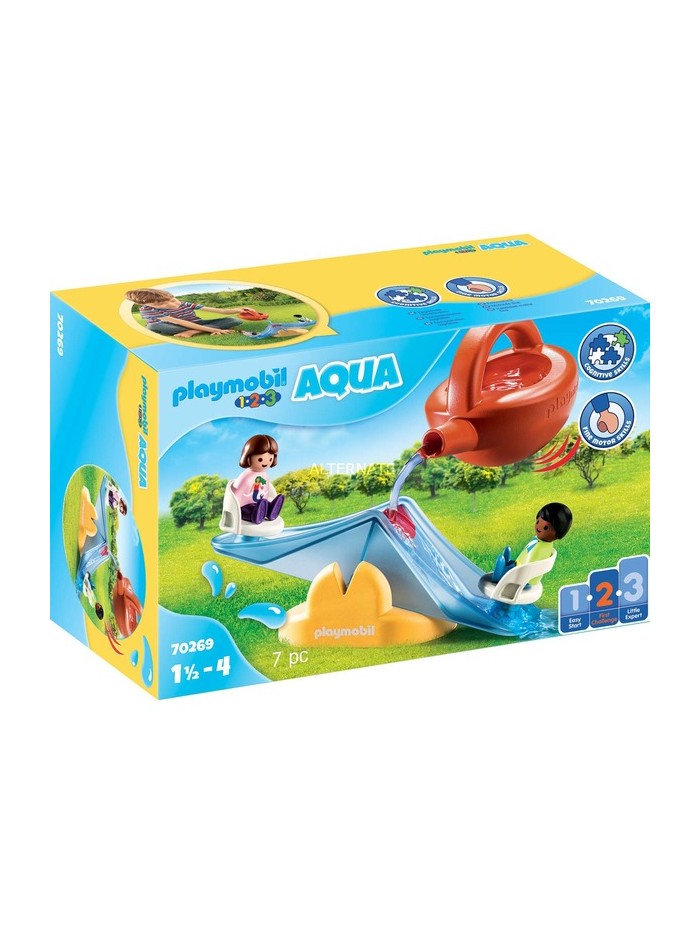 Playmobil aqua 1.2.3 balancin acuatico con regadera Playmobil aqua 1.2.3 balancin acuatico con regadera