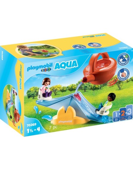 Playmobil aqua 1.2.3 balancin acuatico con regadera