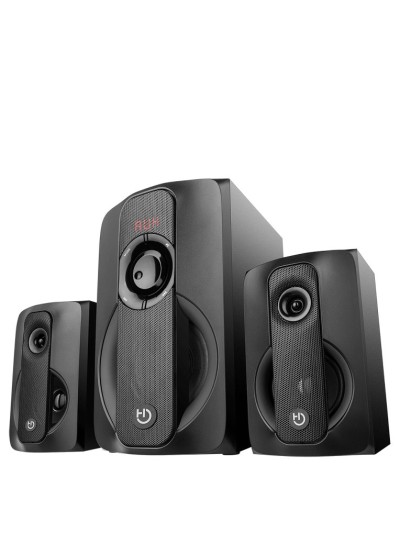 Altavoces hiditec 2.1 multimedia h400 dark edition 80w bluetooth usb sd radio