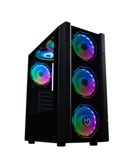 Caja ordenador gaming hiditec atx v30 argb cristal templado