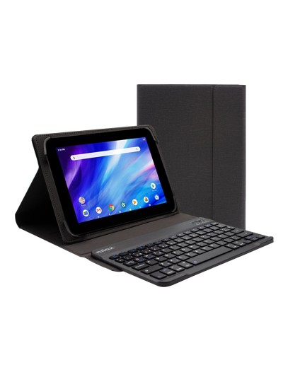 Funda con teclado nilox para tablet 10.5 pulgadas bluetooth negro