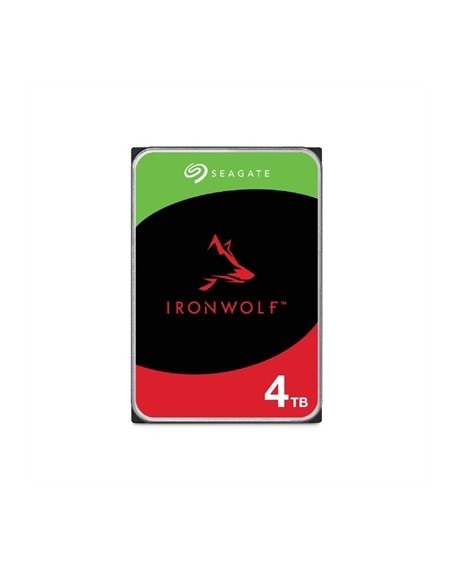Disco duro interno hdd seagate ironwolf nas st4000vn006 4tb 3.5 pulgadas 5400rpm - 256mb - sata 6gb - s