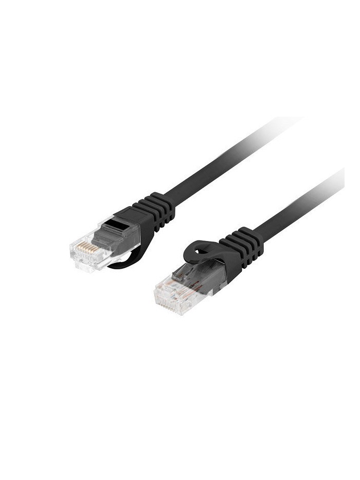 Latiguillo rj45 lanberg cat.6 utp 2m negro Latiguillo rj45 lanberg cat.6 utp 2m negro