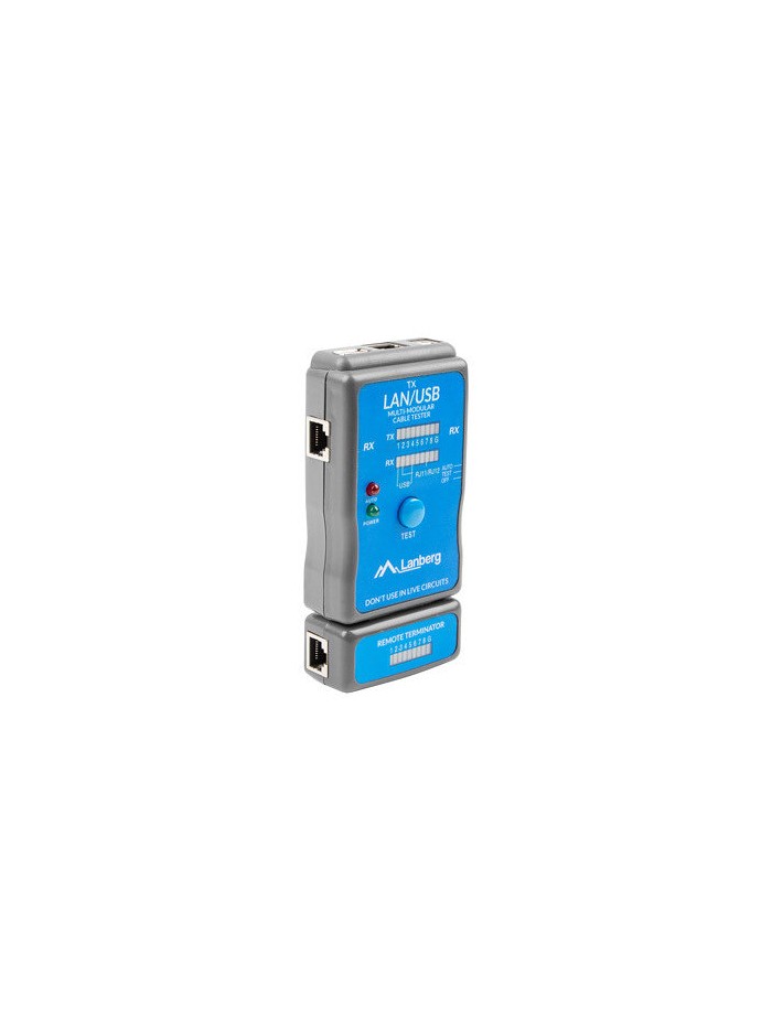Testeador network lanberg nt - 0403 rj45 - rj11 - usb Testeador network lanberg nt - 0403 rj45 - rj11 - usb