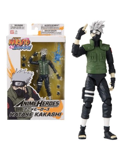 Figura bandai anime heroes naruto hatake kakashi