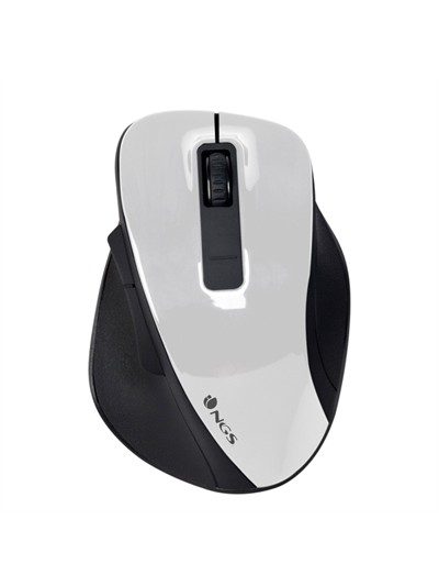 Raton inalambrico ngs bowwhite 2.4ghz 1600dpi