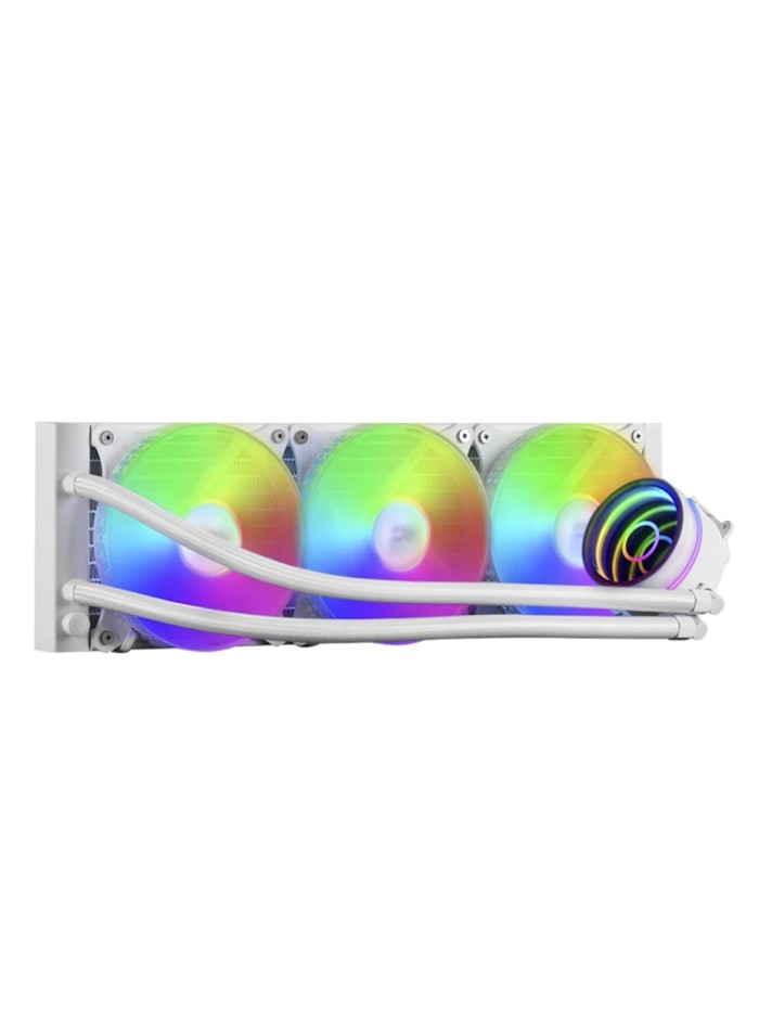 Kit de refrigeracion mars gaming mlone360 blanco 550w 3 x 120mm frgb Kit de refrigeracion mars gaming mlone360 blanco 550w 3 x 120mm frgb