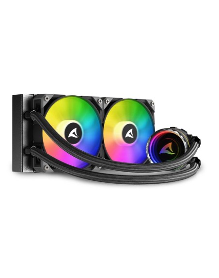 Kit refrigeracion liquida cpu sharkoon s80 rgb 2 x 120mm