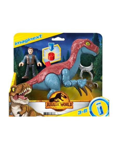 Figura mattel jurassic world therizinosaurus