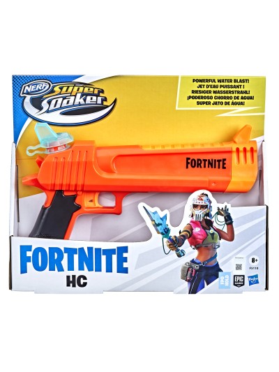 Pistola de agua hasbro nerf super soaker fortnite hc