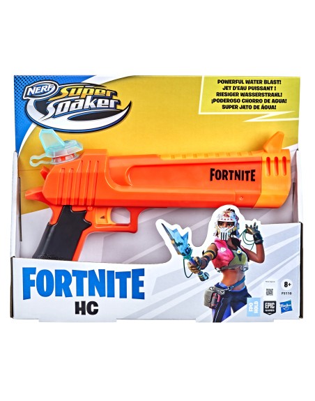 Pistola de agua hasbro nerf super soaker fortnite hc