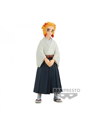 Figura banpresto demon slayer kimetsu no yaiba senjuro rengoku vol.43 15cm