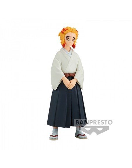 Figura banpresto demon slayer kimetsu no yaiba senjuro rengoku vol.43 15cm