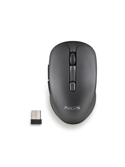 Raton inalambrico ngs evo rust black 1600dpi