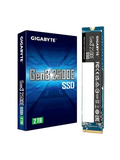 Disco duro m2 ssd gigabyte gen3 2500e 2tb pcie 3.0x4 nvme 1.3