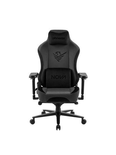 Phoenix nova silla gaming alta gama fabricada en tela gris