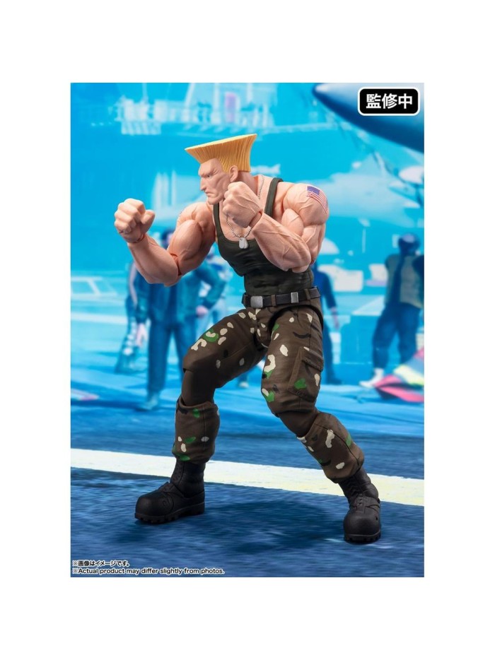 Figura tamashii nations street fighter sh figuarts guile outfit 2 ver. 16cm