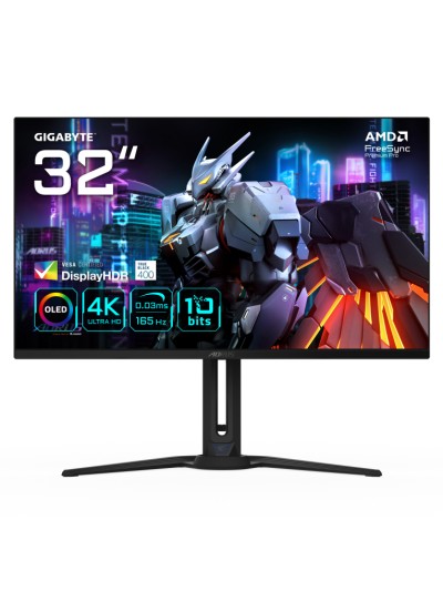 Monitor gaming gigabyte aorus fo32u ek1 32 pulgadas 3840x2160 uhd
