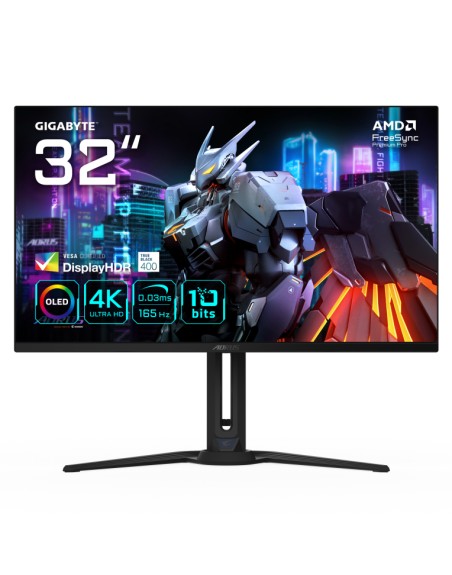 Monitor gaming gigabyte aorus fo32u ek1 32 pulgadas 3840x2160 uhd