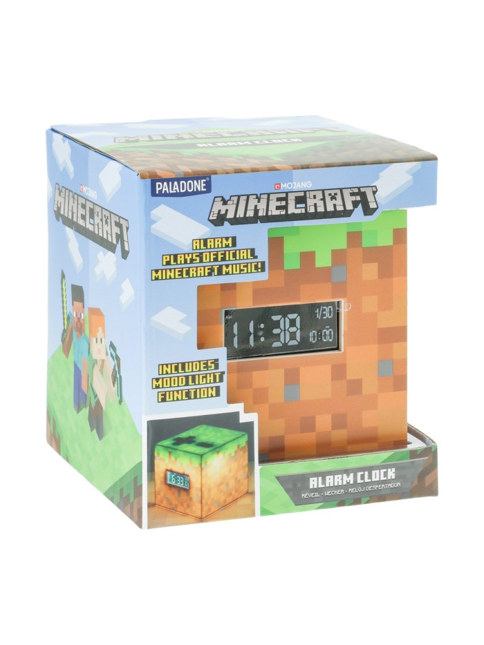 Lampara despertador paladone minecraft bloque Lampara despertador paladone minecraft bloque