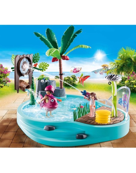 Playmobil piscina divertida con rociador de agua