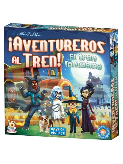 Juego de mesa ¡aventureros al tren! el tren fantasma pegi 6