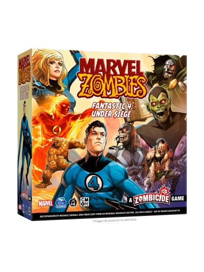 Juego de mesa marvel zombies: fantastic 4 under siege pegi 14