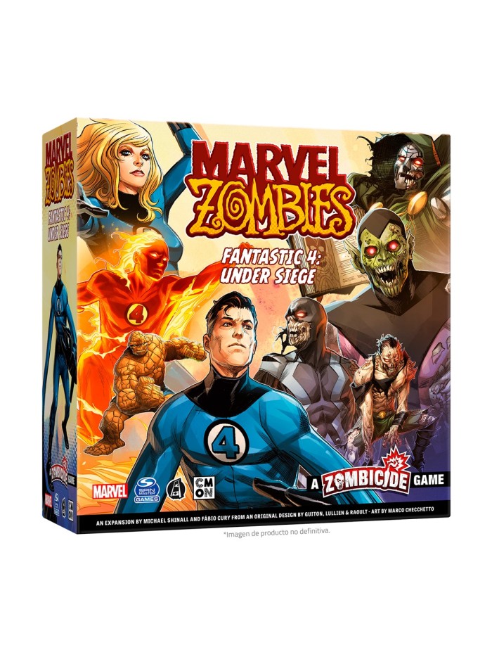 Juego de mesa marvel zombies: fantastic 4 under siege pegi 14 Juego de mesa marvel zombies: fantastic 4 under siege pegi 14