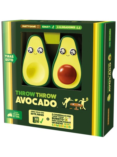 Juego de mesa throw throw avocado pegi 7