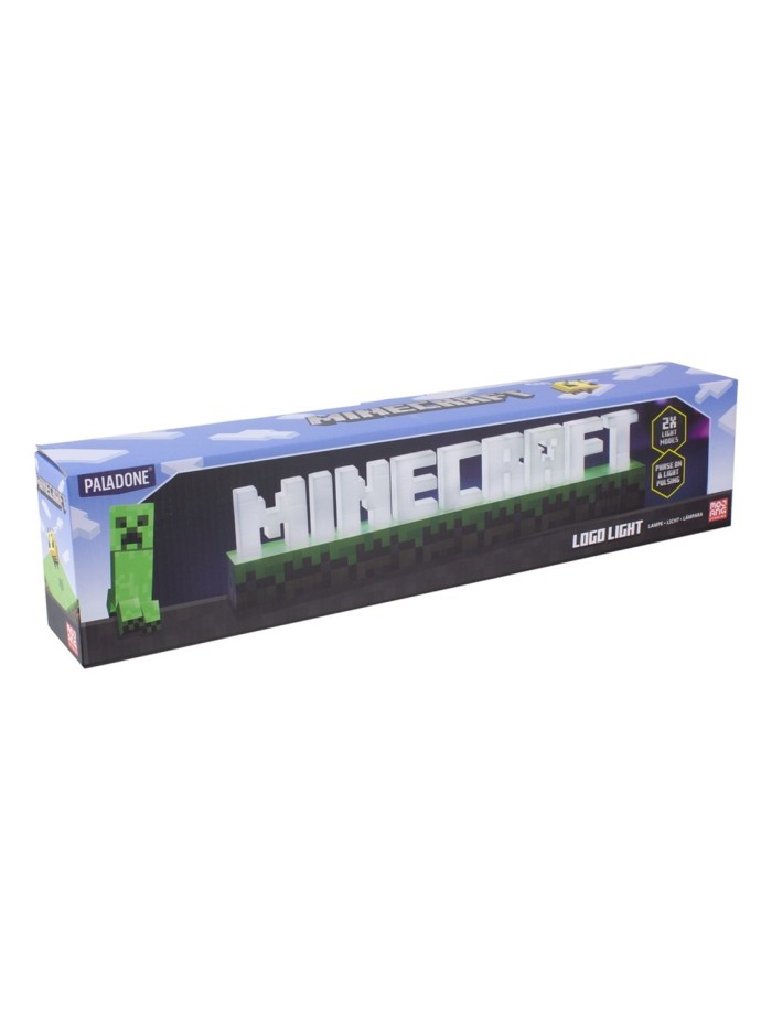 Lampara paladone minecraft logo Lampara paladone minecraft logo