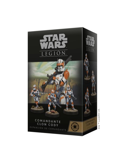Juego de mesa star wars legion comandante clon cody edad recomendada 14 años