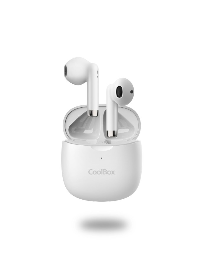 Auriculares coolbox tws - 01 manos libres blancos bluetooth Auriculares coolbox tws - 01 manos libres blancos bluetooth