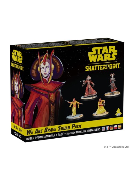 Juego de mesa star wars shatterpoint we are brave squad pack edad recomendada 14 años
