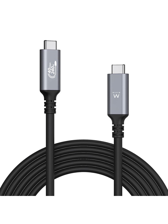 Cable usb tipo c ewent thunderbolt 1m - macho - macho Cable usb tipo c ewent thunderbolt 1m - macho - macho