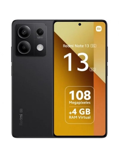 Movil xiaomi redmi note 13 5g - 8gb - 256gb - 6.67 pulgadas - negro