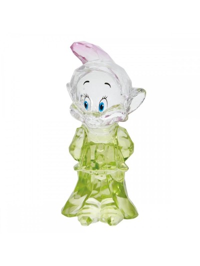Figura enesco disney cristal blancanieves enanito dopey tontín