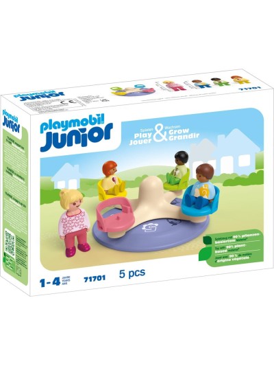 Playmobil junior carrusel con figuras